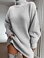 economico abito primaverile e autunnale-Women&#039;s Knit Sweater Dress