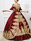 preiswerte Vintage-Kleider-Rokoko Viktorianisch 18. Jahrhundert Vintage-Kleid Ballkleid Boden-Länge Damen Ballkleid Übergröße Halloween Party Abiball Hochzeitsfeier Kleid