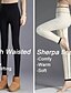 abordables Graphic Chic-Femme Pantalon en molleton Collants Legging Cheville Micro-élastique Taille haute Collants Casual Sport Yoga Fin de semaine Or noir Vin S M Automne hiver