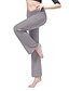 billige Yoga Pants &amp; Bloomers-Dame Yogabukser Bred Bukseben Yoga &amp; Danse Sko Trening Treningsøkt Bunner Svart Lilla Rød sport Sportsklær Elastisk 21Grams