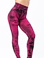 abordables Pantalons femme-Femme Faux denim Mode Noir Rouge Bordeaux Taille haute Athlétique Athleisure Eté Printemps