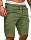 cheap Shorts-Men&#039;s Plain Cargo Drawstring Shorts with Pockets