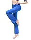 baratos Yoga Pants &amp; Bloomers-Mulheres Calças de ioga Perna larga Ioga Ginástica Treino de Ginástica Calças Preto Roxo Vermelho Esportes Roupas Esportivas Com Stretch 21Grams