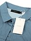 cheap Maxi Dresses-Women&#039;s Denim Shirt Dress Maxi long Dress Blue Short Sleeve Floral Pocket Button Print Spring Summer Shirt Collar Stylish Casual Holiday 2021 M L XL XXL 3XL