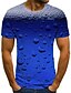 cheap Men&#039;s Tees &amp; Tank Tops-Men&#039;s Shirt T shirt Tee Tee Graphic Beer Round Neck Red / White Yellow Red Blue Gold 3D Print Plus Size Daily Going out Short Sleeve Pleated Print Clothing Apparel Streetwear Exaggerated Comfortable