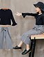preiswerte Kleidersets für Mädchen-Mädchen Shirt &amp; Hose Kleidungsset Schachbrett Langarm Kunstseide Aktiv kinderkleidung Outdoor Innen 4-12 Jahre Schleife 3D-gedruckte Grafik