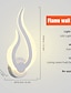 cheap Indoor Wall Lights-Lightinthebox 1-Light 31cm LED Wall Lamps Fire Shape Design Wall Sconces Modern Minimalist Style Shops / Cafes Acrylic Wall Light Generic 10W IP44