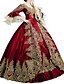 baratos Vestidos vintage-Rococó Vitoriano século 18 Vestido antigo Vestido de formatura Longo Mulheres De Baile Tamanho Grande Dia Das Bruxas Festa Baile de Formatura Festa de Casamento Vestido