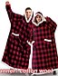 baratos Super Sale-Cobertor vestível superdimensionado de flanela de natal, grosso, macio, quente, longo, cobertor com capuz, moletom com capuz grande, cobertor com capuz para adultos, mulheres, meninas, adolescentes,