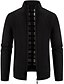 cheap Cardigan Sweaters-Men&#039;s Vintage Solid Cardigan Sweater Jacket
