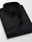 cheap Men&#039;s Shirts-Men&#039;s Shirt Dress Shirt Classic Collar Solid Colored Wine White Black Royal Blue Long Sleeve Daily Work Slim Tops Business / Spring / Fall