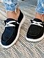 cheap Swimsuit-Women&#039;s Flats Slip-on Sneakers Flat Heel Lace-up Casual Closed Toe Walking Shoes Daily Elastic Band Canvas Leopard Leopard Black Gray