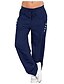 cheap Bottoms-Women&#039;s Tactical Cargo Normal Cotton Blend Plain Black Navy Blue Casual / Sporty Mid Waist Full Length Casual Leisure Sports Spring &amp;  Fall