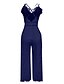 cheap Women&#039;s Jumpsuits-Woman&#039;s Elegant Solid Fall Jumpsuit
