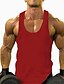 cheap Men&#039;s Tees &amp; Tank Tops-Men&#039;s Tank Top Vest Top Undershirt Sleeveless Shirt Round Neck Solid Colored Sports Gym EU / US Size Sleeveless Clothing Apparel Cotton Muscle