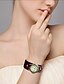billige Herre Ure-quartz ur til kvinder mænd analog quartz retro vintage metal pu læderrem armbåndsur