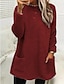 cheap Super Sale-Women&#039;s Casual Sherpa Fleece Pullover Sweatshirt