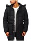 cheap All Sale-Men&#039;s Coat Winter Gift Casual Leisure Sports Coat Regular Fit Classic &amp; Timeless Athleisure Breathable Jacket Solid Color Black / Going out