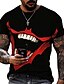 cheap Men&#039;s Tees &amp; Tank Tops-Men&#039;s Punk &amp; Gothic Graphic Tee with 3D Tribal Print