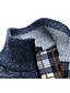 abordables Cardigan Sweaters-Homme Pull Chandail Cardigan Tricoter Zippé Poche Mao du quotidien Vacances à la mode Casual Automne L&#039;hiver Noir Vin XS S M / Toison / Tissus côtelés / Manches Longues / Unisexe