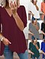 economico Super Sale-Per donna Blusa Camicia A V Di base Giornaliero Moderno Dolce Liscio A palloncino A V Estate Standard Nero Blu Rosso Grigio Bianco