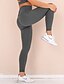 economico Yoga Leggings-Per donna Pantaloni da yoga Fasciante in vita Sollevamento dei glutei Asciugatura rapida Tagliato Yoga Fitness Allenamento in palestra Vita alta Leggings corti Pantaloni Verde militare Blu Grigio
