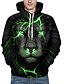 cheap Hoodies-Men&#039;s Plus Size 3D Lion Animal Hooded Print 3D Print Weekend Active Hoodies Sweatshirts  Loose Long Sleeve Black / Fall / Winter