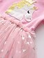 cheap Girls&#039; Dresses-Girls&#039; Cotton Tulle Dress with Sequin Cartoon Detail