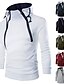 preiswerte Hoodies-Herren Unisex Volltonfarbe Normal Freizeitskleidung Kapuzenpullover Sweatshirts Marineblau Weiß Schwarz