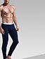 cheap Loungewear-Men&#039;s Long Johns Thermal Underwear Thermal Pants Simple Basic Casual Pure Color Polyester Home Daily Warm Breathable Long Pant Elastic Waist Pant Fall Winter Black Royal Blue