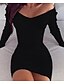 cheap Super Sale-Women&#039;s Stylish Long Sleeve Sheath Sweater Dress