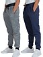 cheap Running &amp; Jogging Clothing-Men&#039;s Sweatpants Joggers Drawstring Solid Colored Fashion Breathable Soft Outdoor Casual Athleisure Cotton Streetwear Casual / Sporty Black White Micro-elastic
