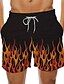 cheap Pants-Men&#039;s Swimwear Board Shorts Swimsuit Drawstring Red Swimwear Bathing Suits Casual / Summer / Beach