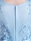 baratos Vestidos para Meninas-Infantil Pouco Vestido Para Meninas Flor Paetês Azul Rosa Dourado Altura dos Joelhos Sem Manga Princesa Doce Vestidos Verão Dia da Criança Normal 3-12 anos