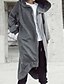 cheap Coats &amp; Trench Coats-Women&#039;s Coat Casual Jacket Hoodie Jacket Casual Daily Going out Winter Fall Maxi Coat Regular Fit Warm Lightweight Casual Jacket Long Sleeve Solid Color Full Zip Green Blue Gray