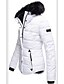 cheap Down&amp; Parkas-Women&#039;s Fur Collar  Puffer Jacket