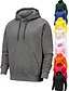 cheap Running &amp; Jogging Clothing-Men&#039;s Long Sleeve Hoodie Sweatshirt Top Street Casual Winter Fleece Thermal Warm Breathable Soft Fitness Gym Workout Performance Running Jogging Sportswear Solid Colored Normal White Black Purple Red