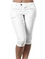 cheap Shorts-Women&#039;s Slacks Pants Trousers Capri shorts Green Blue Khaki Basic Mid Waist Office / Career Dailywear Work Capris Micro-elastic Solid Colored S M L XL XXL / Slim
