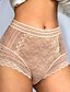 cheap Sexy Lingerie-Women&#039;s Lace Underwear Shorts in Solid Colors