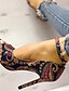 abordables Pumps &amp; Heels-Mujer Tacones Tacón de Aguja Dedo redondo Diario PU Azul Oscuro