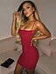 cheap Party Dresses-Women&#039;s Short Mini Dress Party Dress Sequin Dress Black Sleeveless Backless Sequins Pure Color Spaghetti Strap Spring Summer Party Party Hot Sexy 2022 S M L XL