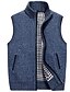 cheap Men&#039;s Sweaters &amp; Cardigans-Men&#039;s Sweater Vest Cardigan Zip Sweater Sweater Jacket Fleece Sweater Knit Knitted Solid Color Stand Collar Modern Contemporary Outdoor Casual Clothing Apparel Winter Black Wine S M L