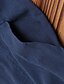 economico Abiti midi-Abito camicia da donna abito casual cotone lino altalena manica lunga scollo a V tasca basic sciolto midi estate primavera