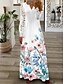cheap Maxi Dresses-Women&#039;s Floral Lace Pleated Maxi Dress