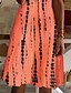 abordables Robes Casual-Femme Mini robe Robe casual Robe d&#039;été Robe à Bretelles Orange Abstrait Sans Manches Eté Printemps Imprimer Soirée Col V Vacances Robe d&#039;été 2023 S M L XL XXL 3XL