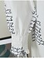 abordables Robes Maxi-Femme Robe chemise Robe casual Robe Droite Fendu Imprimer Col de Chemise Robe longue maxi basique du quotidien manche longue Eté Printemps