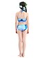 cheap Girls&#039; Swimwear-Kids Girls&#039; 3pcs Three Piece Swimwear Bikini Swimsuit Mermaid Tail The Little Mermaid Swimwear Sleeveless Gradient Blue Rainbow Red Active Cosplay Costumes Beach Bathing Suits 3-10 Years / Summer