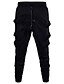 cheap Pants-Men&#039;s Active Streetwear Jogger Sweatpants Full Length Pants Micro-elastic Sports Weekend Solid Colored Loose Black M L XL XXL 3XL