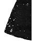 abordables Vestidos de Nochevieja-vestido de lentejuelas negro para mujer vestido de fiesta vestido brillante vestido de fiesta mini vestido copos negros negro manga larga geométrico primavera otoño invierno vestido de invierno de