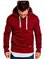 cheap Hoodies-Men&#039;s Hoodie Wine Red Light Gray Dark Gray Navy Blue Fleece Cool Winter Clothing Apparel Hoodies Sweatshirts